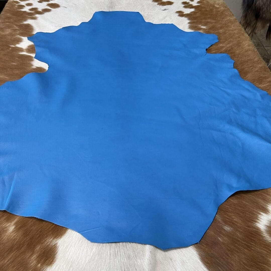 Aqua Blue Lambskin