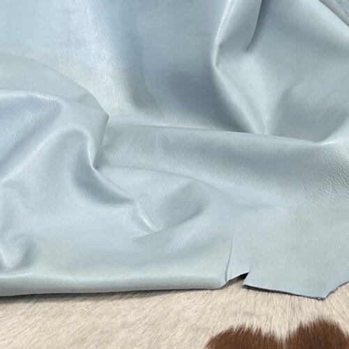 Economy Lambskin Leather- Multiple Hides Baby Blue
