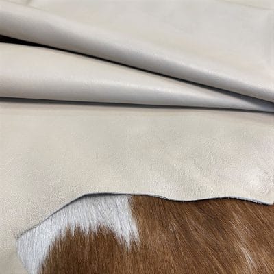 Economy Lamb Nappa Leather- Multiple Hides Bone