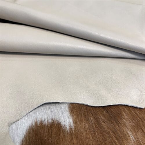 Economy Lamb Nappa Leather- Multiple Hides Bone