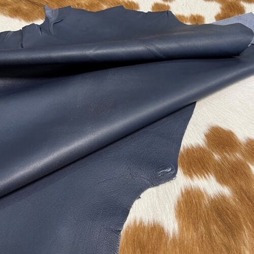 Economy Lambskin Nappa Leather 2 oz Navy Blue
