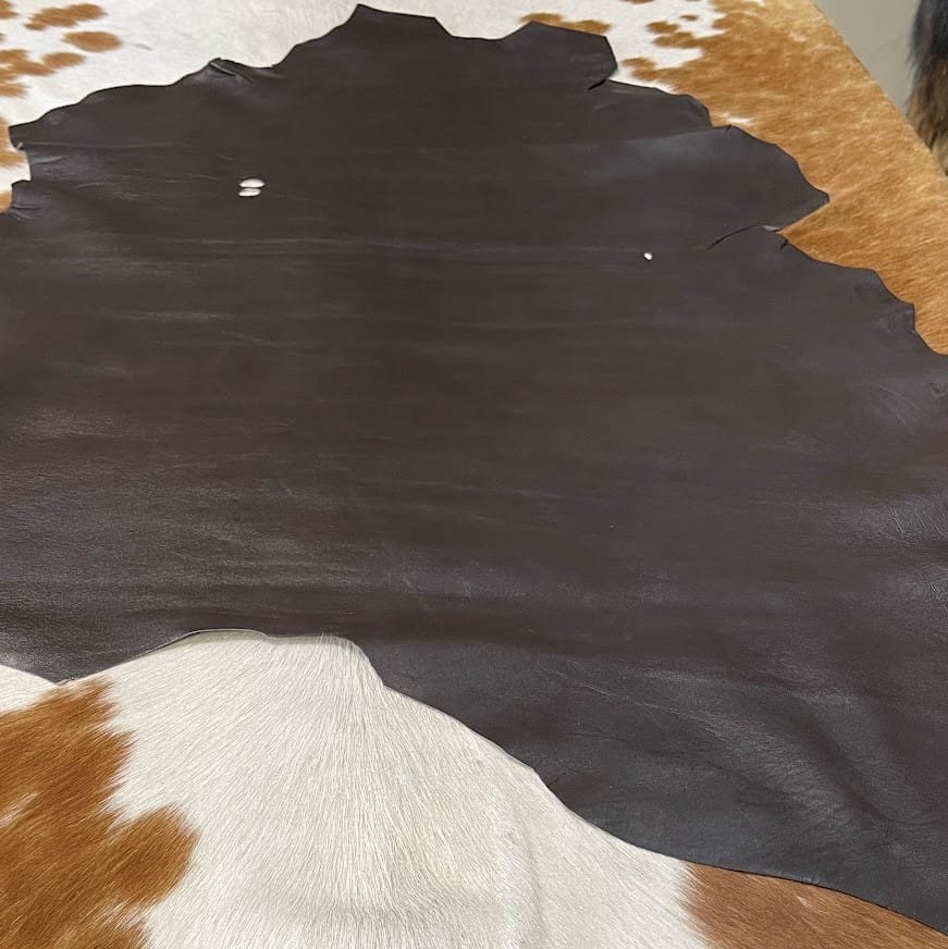 Lambskin soft leather -Seal Brown
