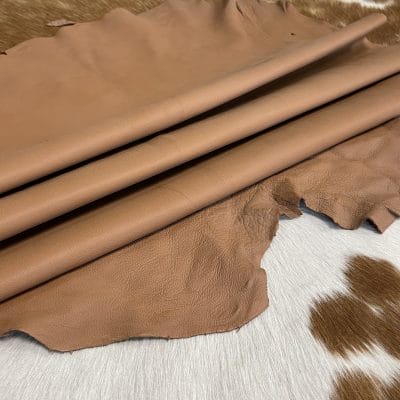 Economy Lamb Nappa Leather- Multiple Hides Tan