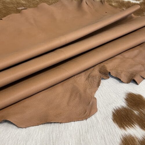Economy Lamb Nappa Leather- Multiple Hides Tan