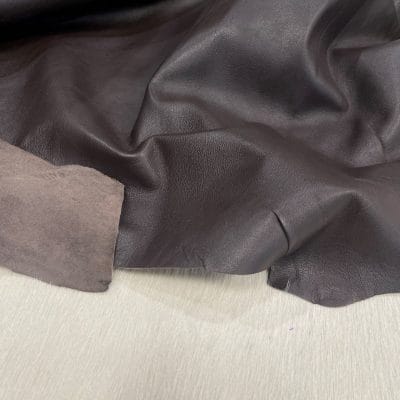 Economy Lambskin Nappa Leather 2 oz Seal Brown