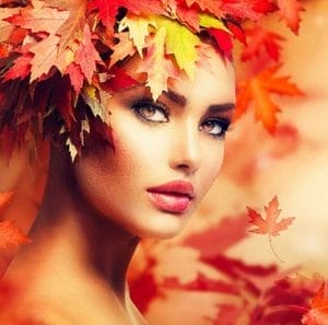 "Autumn fashion inspiration with bold leather accessories and seasonal colors"
