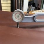 The Europa Brown Stone cow leather has exceptional durability and longevity. The full-grain cowhide leather, sourced exclusively from the side of the cow, is impressively thick at 3/4 oz. (1.2-1.4mm) and has undergone chrome tannage, resulting in a soft to medium temper. These hides typically measure 16-18 sq. ft. and are sourced from Mexico. This Leather is suitable for a variety of products, including handbags, belts, shoes, straps, and accessories.