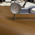 The Europa cow leather has exceptional durability and longevity. The full-grain cowhide, sourced exclusively from the side of the cow, is impressively thick at 3/4 oz. (1.2-1.4mm) and has undergone chrome tannage, resulting in a soft to medium temper. These hides typically measure 16-18 sq. ft. and are sourced from Mexico. This Leather is suitable for a variety of products, including handbags, belts, shoes, straps, and accessories.