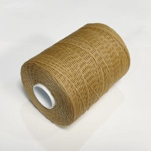 Avetco Brand offers a wax-coated polyester thread that is shiny, soft, and highly resistant to high temperatures, humidity, mildew, and water. This thread is perfect for hand-sewing, crafting, and manufacturing a wide range of products such as footwear, sofas, car seats, sports equipment, furniture, and canvas items. It is a versatile material that is durable and reliable, ensuring long-lasting results. Each spool contains 250 grams of thread that is made from 100% polyester waxed material and has a length of approximately 400m/433 yards. The thickness of the thread is 0.76mm.