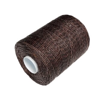 Heavy Duty Waxed Thread 1mm 433 yd Spool- Coffee