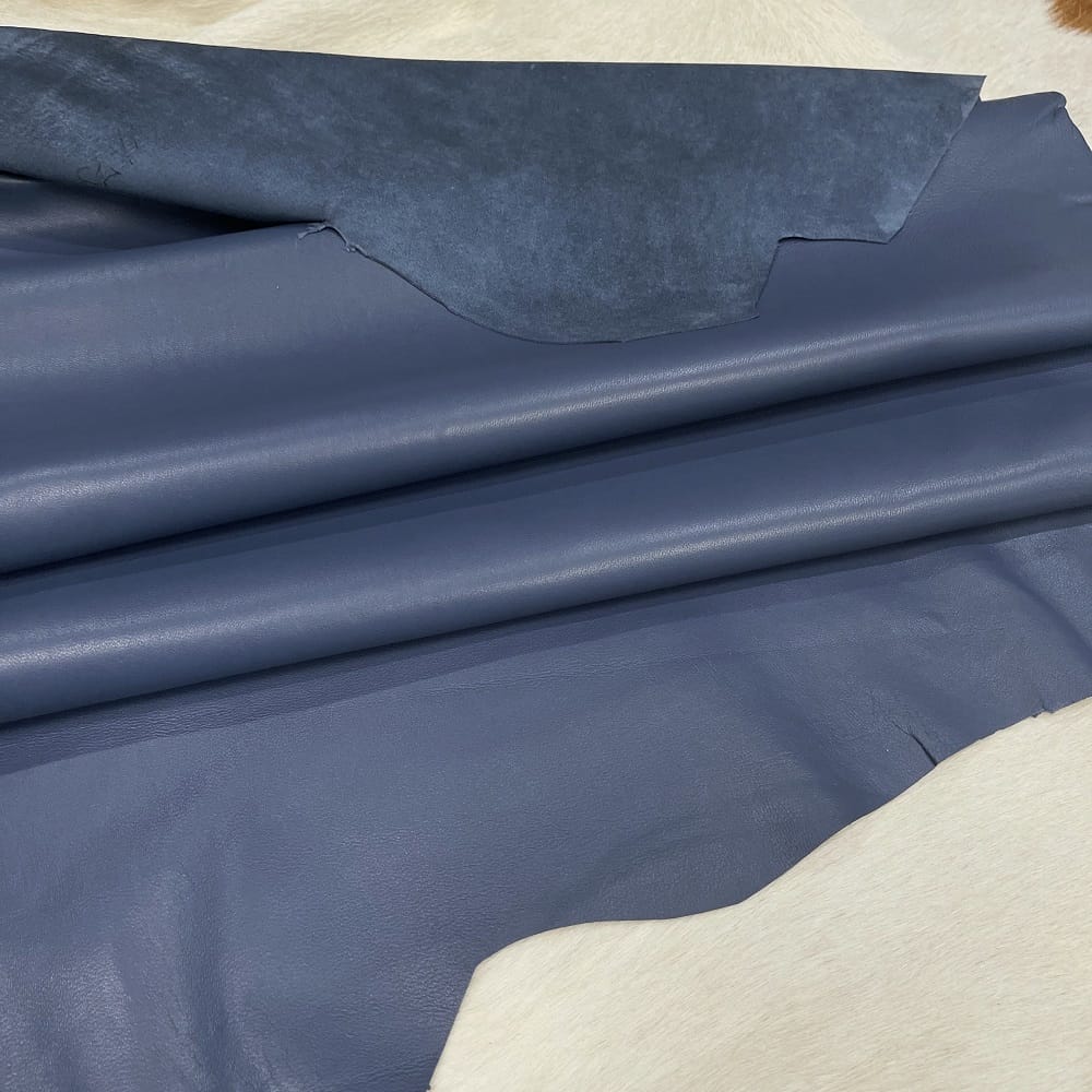 Lambskin Dark Denim Blue 1