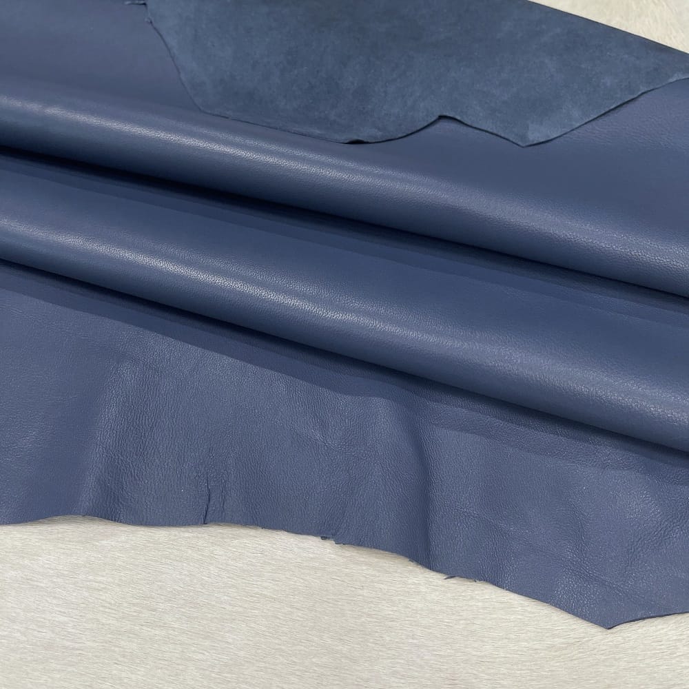 Lambskin Dark Denim Blue 2