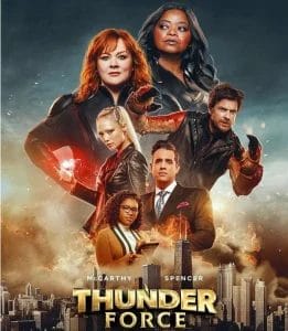 Avetco Hollywood leather supplier for Netflix’s Thunder Force costumes and armor.