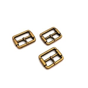 Y2017 Center Bar Buckle – Antique Brass Plating for Belts and Bags