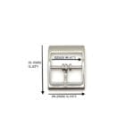 0.87″ | 22 mm Center Bar Buckles #Y4004-50pk/100pk