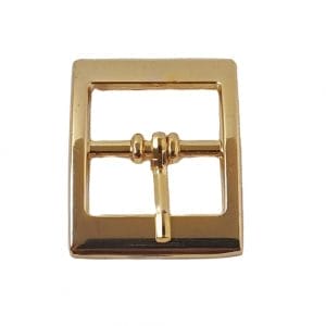 Center Bar Buckles #Y4004, plated in Nickel and Antique Brass. Crafted from high-quality Zinc Alloy, they are suitable for a strap size of 25 mm (1.00") and have a total height of 38.3 mm (1.50") with a total width of 30.1 mm (1.19").