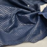 The Gardner Collection is a European, washed, grain leather cowside hide with a chrome tannage finish. This collection has a diagonal zigzag pattern on the surface creating a woven-look, which is established using a laser printing technique. The Gardner collection has a wax finish on top, giving the leather a luscious shine adding a rich elegance to a casual style.