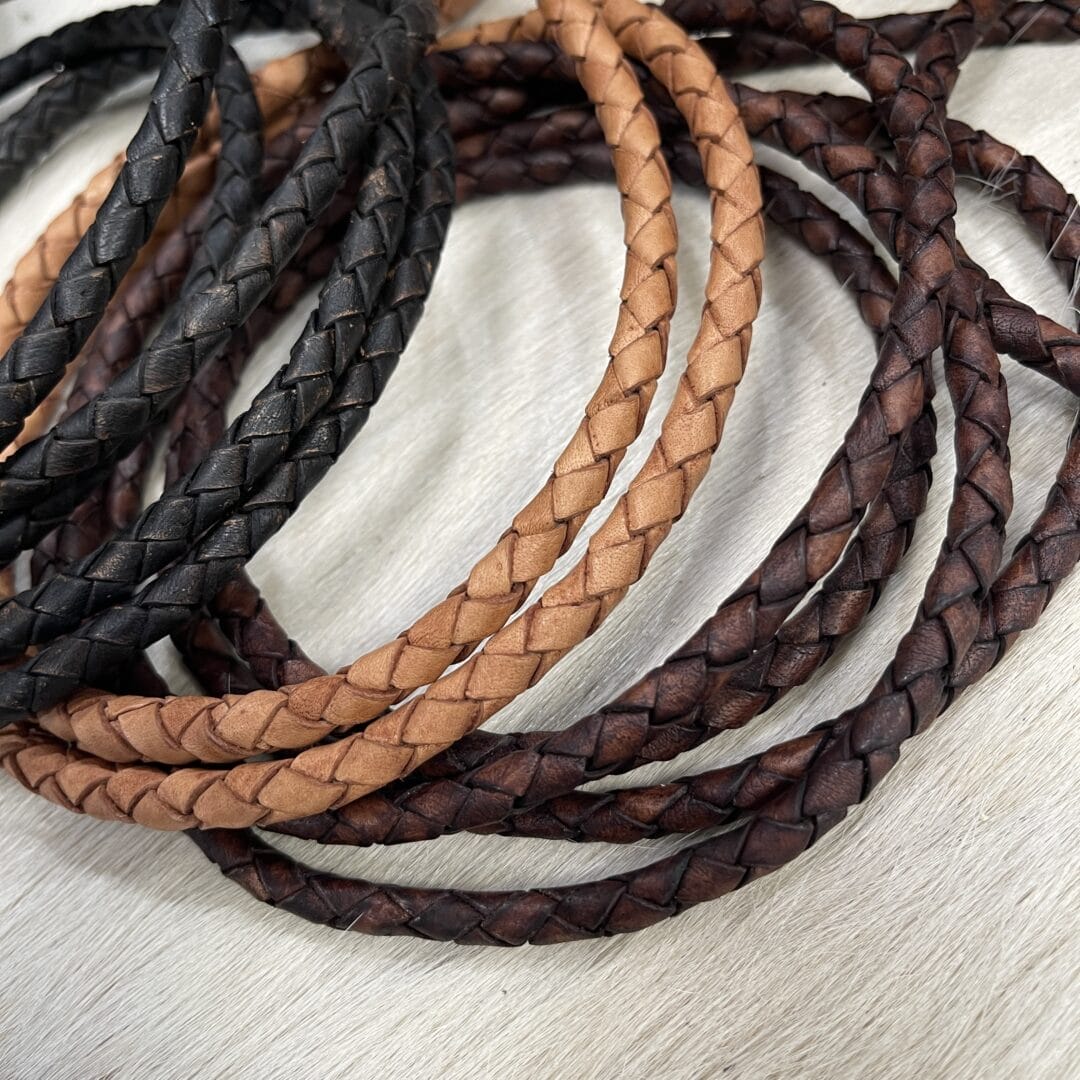 Braided Leather Cords 5
