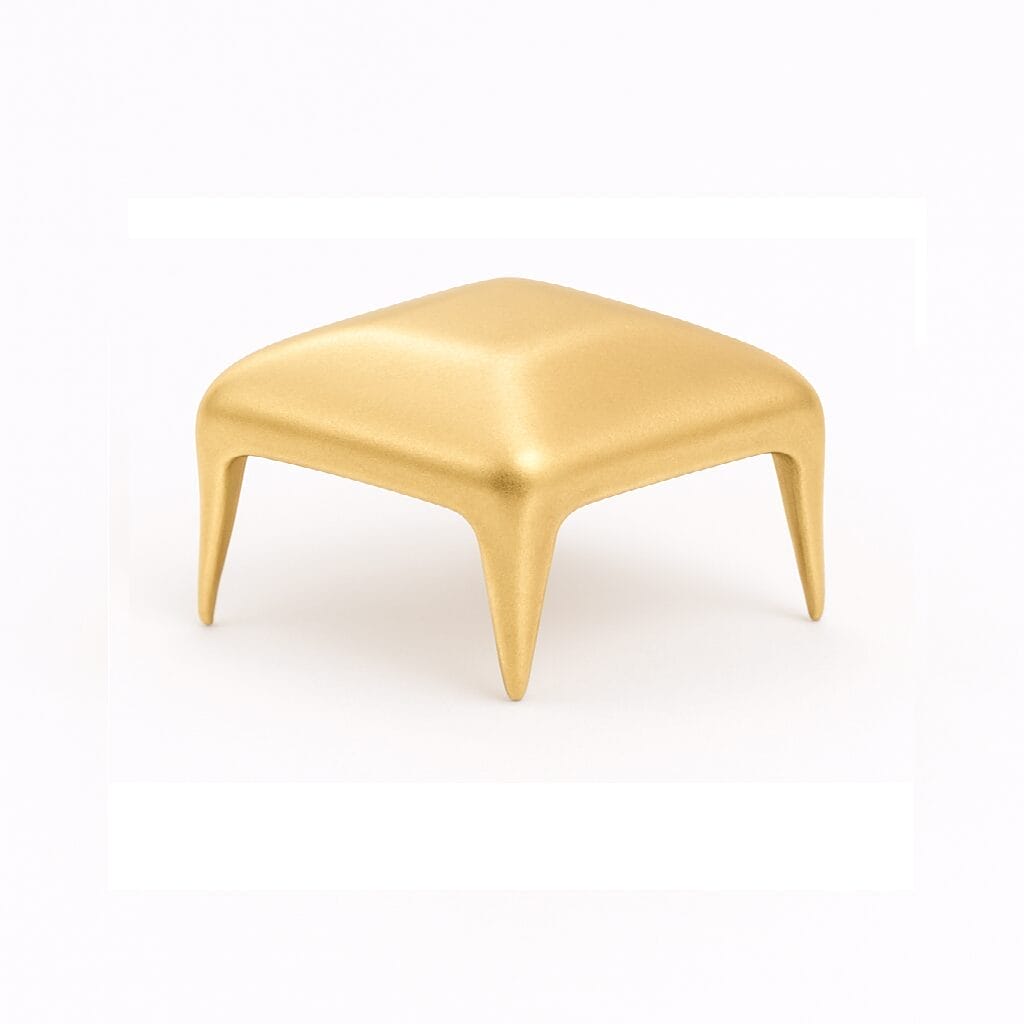 Diamond NailHead NH69 Gold Side View-Avetco