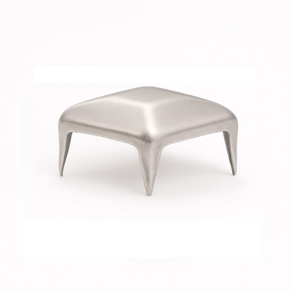 Diamond Nail Head NH69 Nickel Side View-Avetco