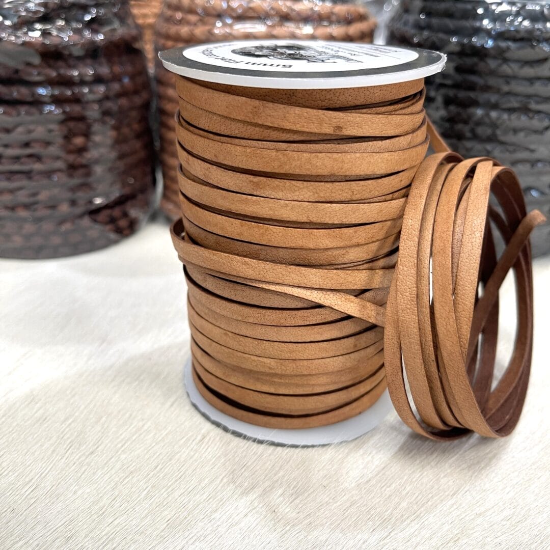 Flat Leather Cords 5mm