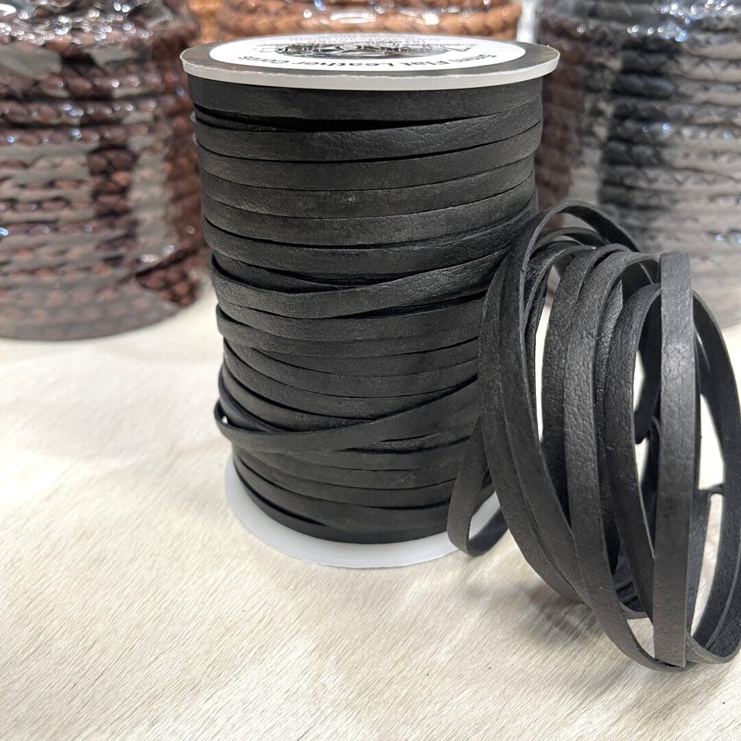 Flat Leather Cords 5mm