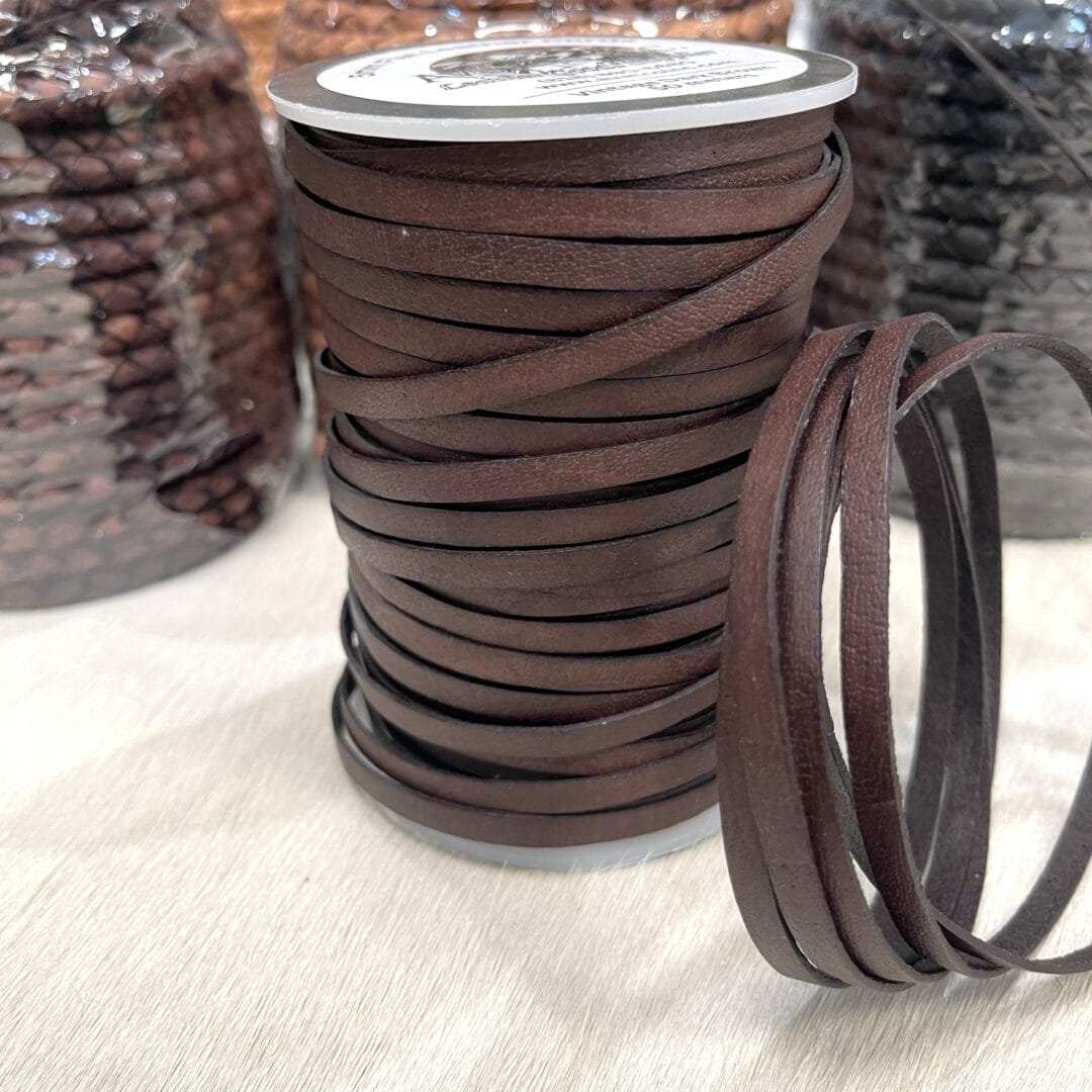 Flat Leather Cords 5mm