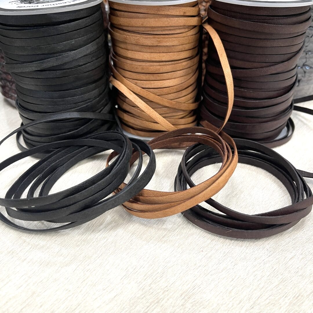 Flat Leather Cords 5mm