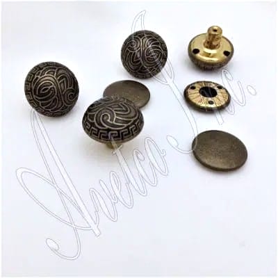 Etched Pattern Rivets