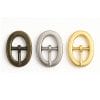 Y1007 Center Bar Buckle-Avetco Inc Y1007 Oval Center Bar Buckle – Nickel, Antique Brass, Gold Plating – Avetco