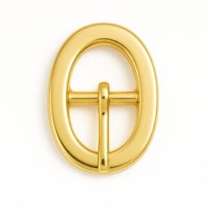Y1007 Oval Center Bar Buckle Gold Plating – Avetco