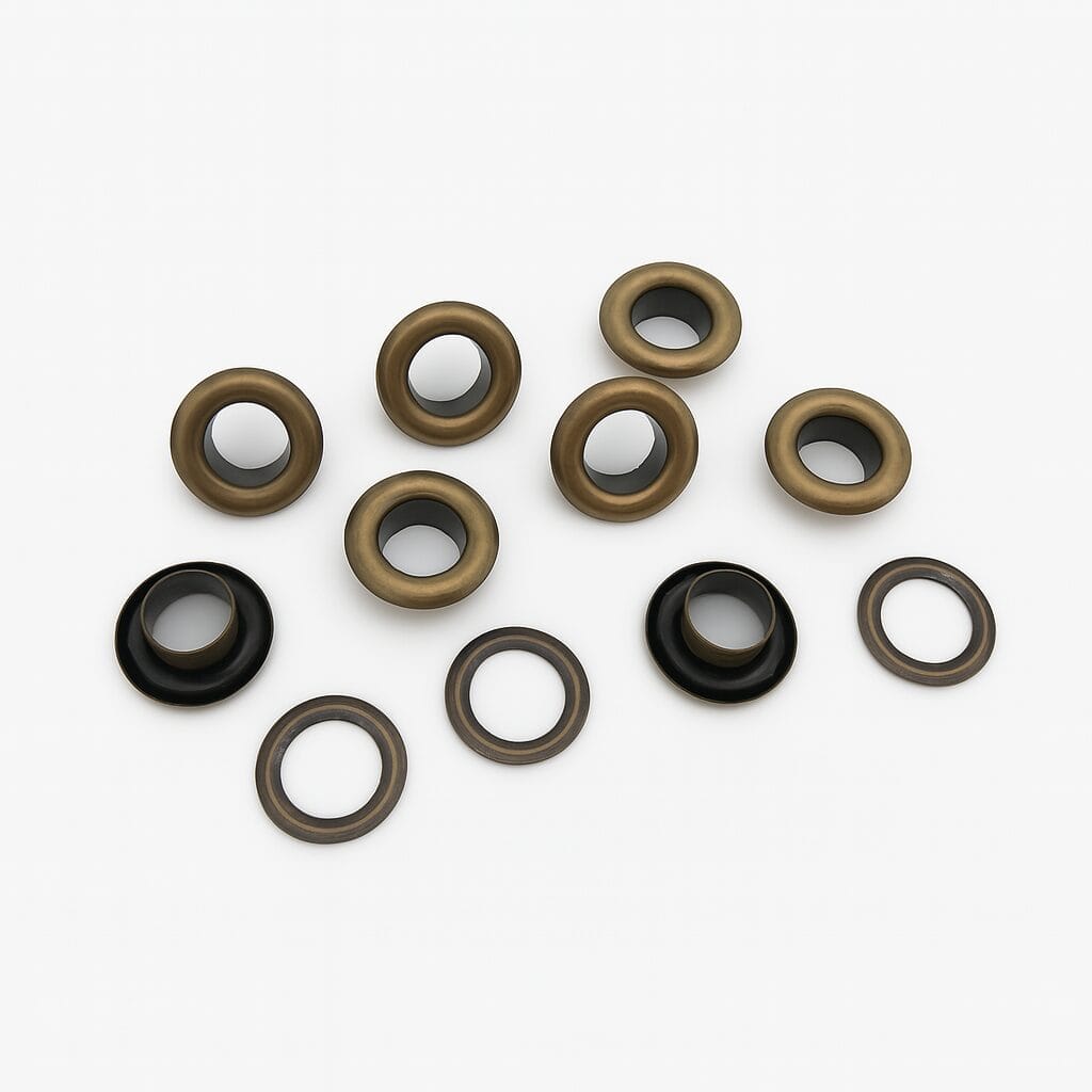 8mm Beveled Grommets EL2-Antique Brass-Avetco