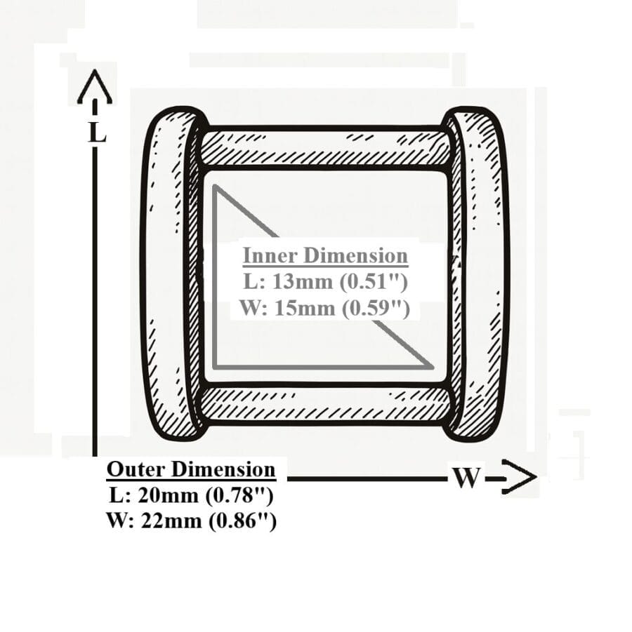 AK85 15mm Rectangular Ring – Group Shot