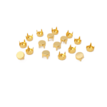 Gold 4-prong flat nailhead stud – NH1 by Avetco