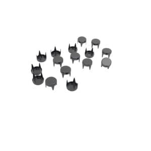 Gunmetal 4-prong flat nailhead stud – NH1 by Avetco