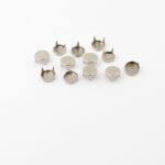 Nickel flat dome nailhead with 4 prongs – Avetco NH1