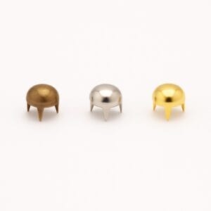 NH9 Dome Nail Heads – Nickel, Gold, and Antique Brass Finishes – Avetco