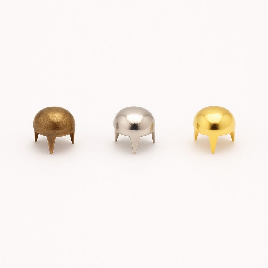NH9 Dome Nailheads – Nickel, Gold, and Antique Brass Finishes – Avetco