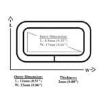Y7466 17mm rectangle ring – all finishes