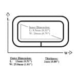 20mm rectangle ring
