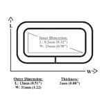 Y7466 25mm Rectangle Ring – Group Image