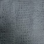 Oltu Crocodile Embossed Leather in Silver Blue – Avetco