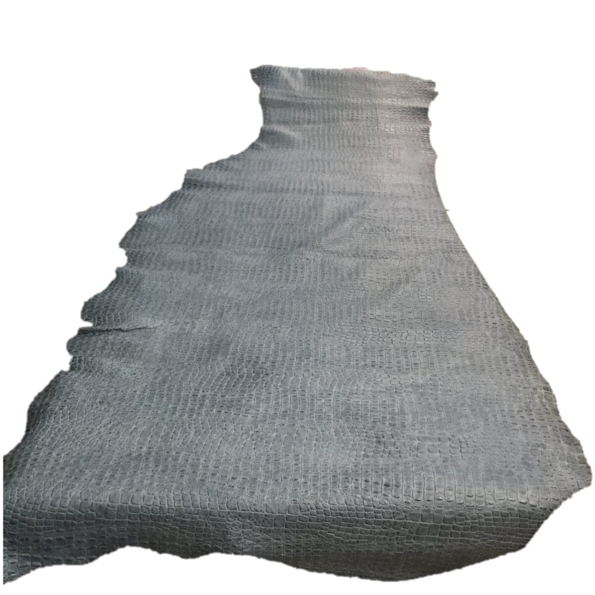 Avetco- Oltu Cow Leather Embossed-Silver Blue