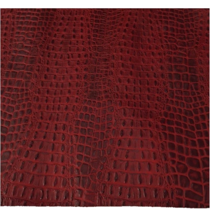 Avetco Inc-Oltu-Cow Leather Embossed-Red 2