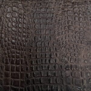 Oltu Crocodile Embossed Leather in French Roast – Avetco
