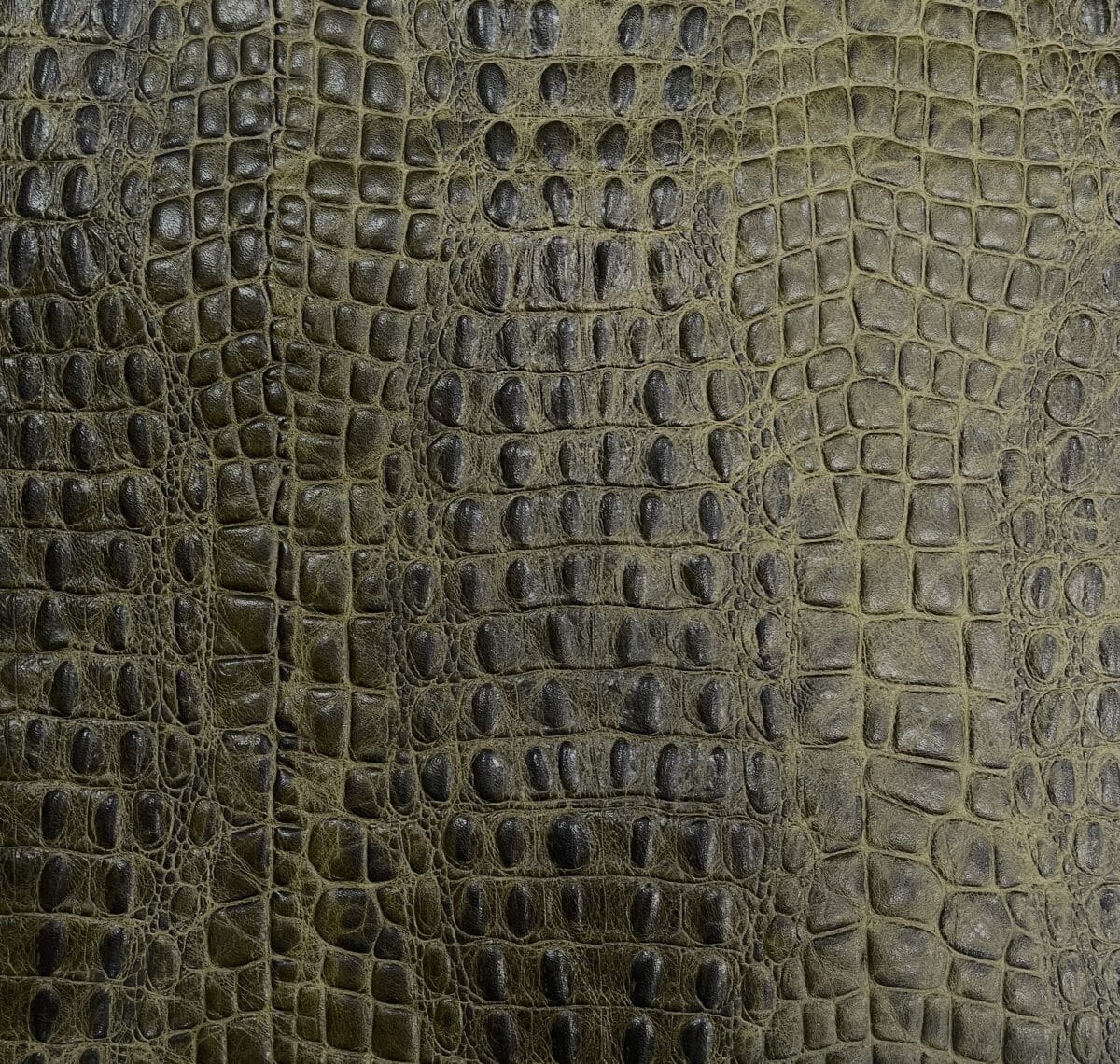 Avetco- Oltu Cow Leather Embossed Army Green