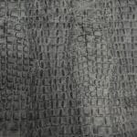 Oltu Crocodile Embossed Leather in Charcoal Gray – Avetco