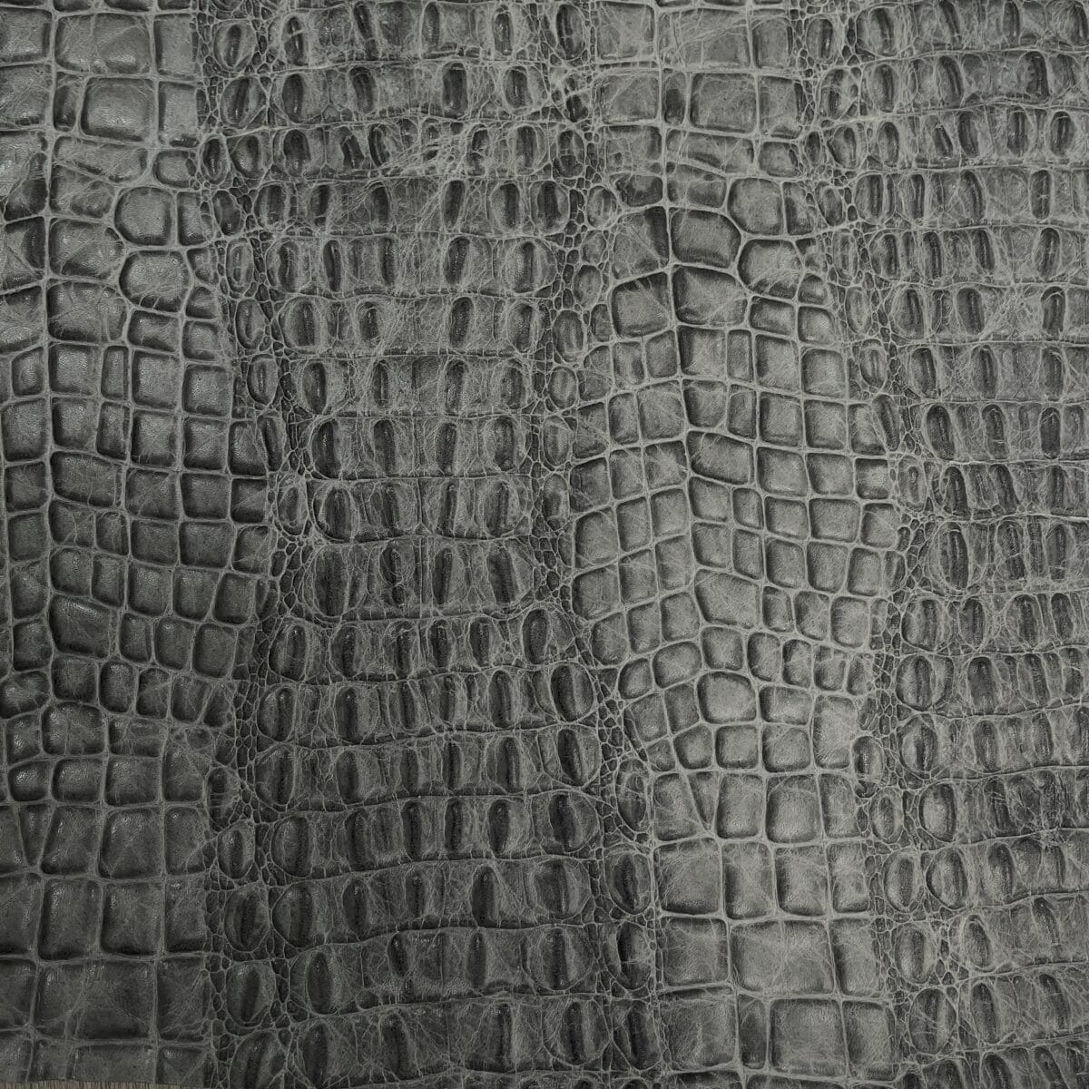 Avetco- Oltu Cow Leather Embossed Charcoal Gray