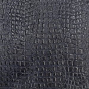 Oltu Crocodile Embossed Leather in Navy Blue – Avetco