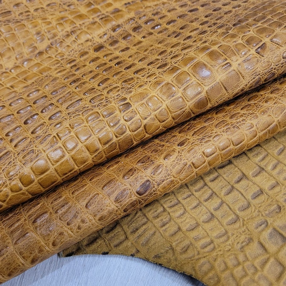Avetcoinccom-Oltu Cow Leather Embossed-yellow2